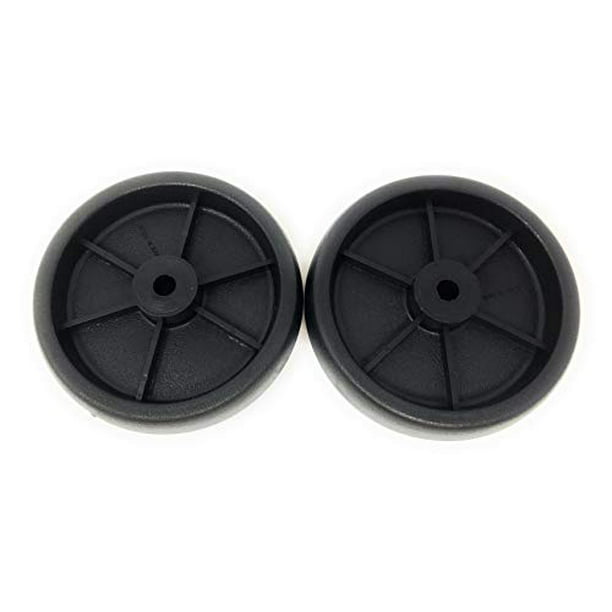 Set Of 2 Replacement BBQ Grill Wheels Pair Set KitSolid Plastic Wheel