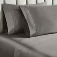 thumbnail image 6 of BNM Egyptian Cotton 850 Thread Count Bed Sheet Set, Full, Gray, 6 of 8