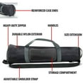 thumbnail image 3 of Padded Tripod Case Bag with Expandable Compartment & Accessory Storage - by USA GEAR - works with Vista , Ravelli , Dolica , Manfrotto & More - Holds Tripods from 21" to 35" Folded, 3 of 9