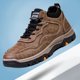 thumbnail image 1 of Zapatos de hombre de otoño e invierno, zapatos casuales cálidos de cuero, zapatos casuales opcionales con forro polar de caña alta, zapatos de moda para herramientas para hombres, 1 of 6