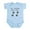 Sky Blue, variant on CafePress - My Siblings Have Tails Body Suit - Baby Light Bodysuit, Size Newborn - 24 Months