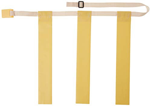Medium, Yellow Triple Threat 1149531 Flag Football Belts 