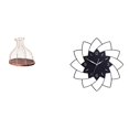 thumbnail image 1 of Portacorchos de vino,Soporte de metal para corcho de vino,tapón de vino,expositor,Reloj de pared grande,Reloj de pared acrílico silencioso sin tictac,Reloj de pared grande para, 1 of 8