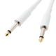 thumbnail image 3 of Cable de audio 6.6ft / 2m 6.35mm Mono Jack a 6.35 mm Cable Mono Jack Cable de Alambre Instrumento de la Guitarra Baja Tomshoo Cable de audio, 3 of 6
