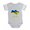 Heather Gray, variant on CafePress - Cool Ukraine Flag Ukrainian - Cute Infant Baby Football Bodysuit