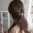 thumbnail image 3 of xiaxaixu Retro Hair Clip Holographic Transparent Geometry Back of Head Hairpin, 3 of 8