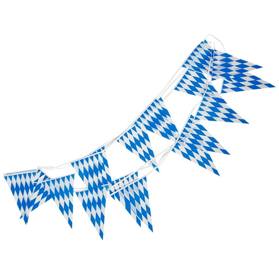 GOOHOCHY 1 Set Oktoberfest Bunting Pennant Banner Flag Decorative Pennant Flag Garland