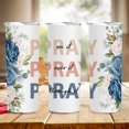 thumbnail image 3 of Pray On It Tumbler,Christian Tumbler for Women, Religious Gift for Women Sister Her, Vacuum Insulated Stainless Steel Skinny Tumbler With Lid and Straw 20oz, 3 of 6