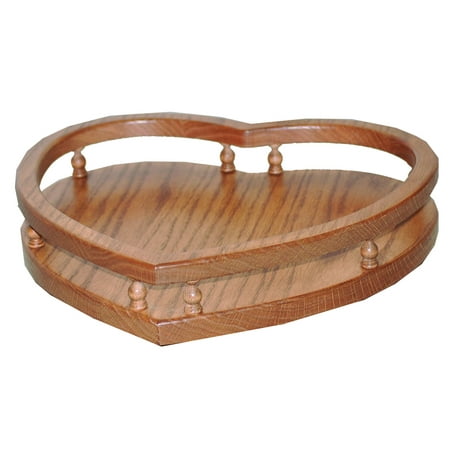 Furniture Barn Usa Oak Heart Shaped Lazy Susan