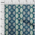 thumbnail image 2 of oneOone Cotton Silk Royal Blue Fabric Asian Block Craft Projects Decor Fabric Printed By The Yard 42 Inch Wide, 2 of 4