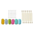 thumbnail image 1 of Knitting Set Bamboo Knitting 7cm Weaving Tool 30pcs, 1 of 10