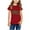 Red, variant on piuwrlz Short T-Shirts for Girls Short Tops Sleeve Printed Round Neck Tops Shirt Undershirts Black Size 13 Years