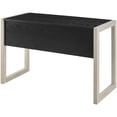 thumbnail image 4 of Modway Become Wood Writing Desk in Natural Black, 4 of 5