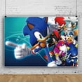 thumbnail image 5 of Fondo fotográfico de Sonic The Hedgehog para fotografía, suministros para fiestas de cumpleaños, baby shower, accesorios para niños, pancarta, decoración, juego, 5 of 5
