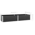 thumbnail image 4 of vidaXL Garden Raised Bed 200x100x54 cm WPC Grey, 4 of 4