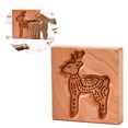thumbnail image 3 of Galleta Diy Molde Tallado De Madera Gingerbread Cookie Moldes No Pegajosos Funny Cookie Molds Baking Diy Mold Para Halloween Navidad Fiesta De Cumpleaños seitruly HA027457-05, 3 of 6