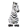 thumbnail image 4 of Wildlife Nature Safari Savanna Equid Zebra Horse Foal Sitting Figurine, 4 of 9