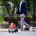 thumbnail image 3 of HELLHERO Christmas Dustproof Suitcase Protective Sleeve Polyester Spandex Durable Suitcase Cover Long Time Using Luggage Protective Cover for Women, 3 of 7