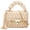 Beige, variant on NCY Chunky Yarn Knit Crochet Tote Purse Crossbody Bags for Women - Handwoven Evening Clutch Flap Shoulder Bag