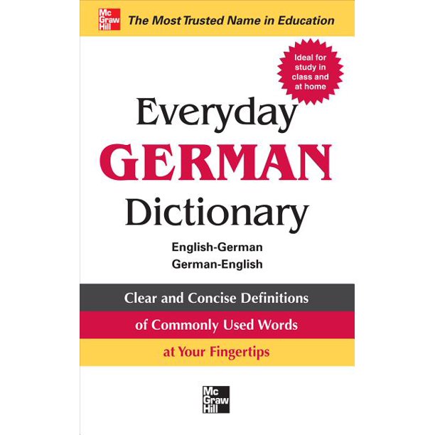 Everyday German Dictionary EnglishGerman/GermanEnglish Walmart