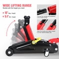 thumbnail image 3 of DNA MOTORING TOOLS-00234 Low Profile Hydraulic Trolley Service/Floor Jack, 2 Ton (4000 lbs) Capacity, Lifting Range 5.1"-13", Black, 3 of 7