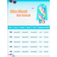 thumbnail image 2 of Usaibhir Girls One Piece Swimsuits Rash Guard for Girl Long Sleeve Bathing Suits with Front Zipper Sun Protection Swimwear 4-10 Years, 2 of 8