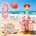 thumbnail image 4 of Gooses Clothes Yard Accent for Large White Holiday Decoration, Bunny Ear Easter Outfit for 23in Porch Goose, Cute Spring Attire for Lawn and Garden, Removable Fabric with Bow Tie, 4 of 7