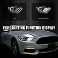 thumbnail image 2 of Spec-D Tuning Right Passenger Side Black Projector Headlight w/ LED Bar Compatible with 2015-2017 Ford Mustang, 2 of 5