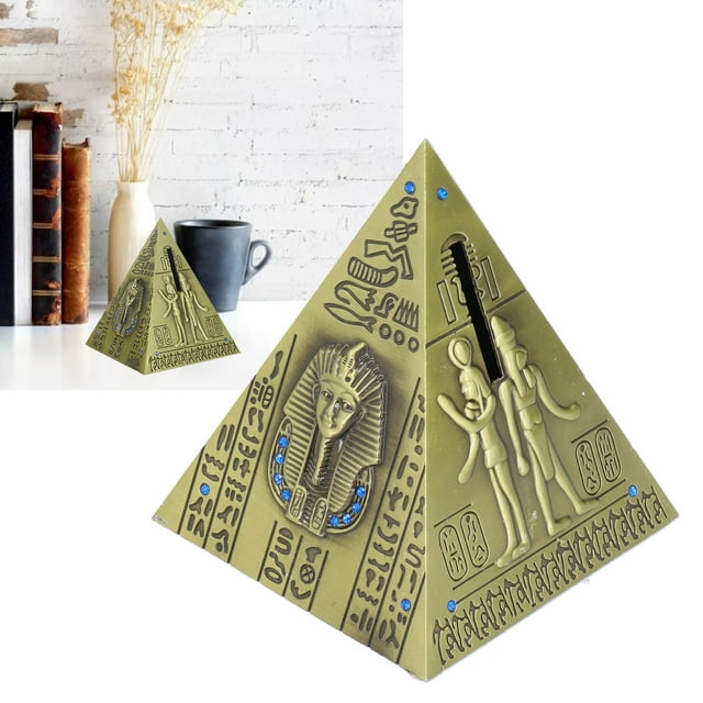 Modelo Pyramid Craft, Egipcio Modelo Piramidal Resistente Durado Exquisito Manship Mankship Diseño Retro para decoraciones para Adornos