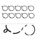 thumbnail image 5 of 20Pcs Curtain Rings Eyelet Rings Tension Rod Metal Buckles Window Hanger, 5 of 5