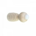 thumbnail image 6 of Renovators Supply Manufacturing Wooden Door Stop Bumper Wall Mount 3.18" Long Unfinished Maple Hardwood Door Stopper Silicone Rubber Bumper For Absorbing Shock Wall Protector with Hardware Pack of 4, 6 of 6