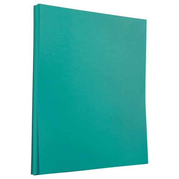 JAM Paper Letter Paper, 8.5x11, 24lb Sea Blue, 500/Pack