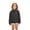 Black #027, variant on Girls Crewneck Sweatshirt Kids Long Sleeve Small Embroidered Detail Relaxed Fit Fall School Pullover Top