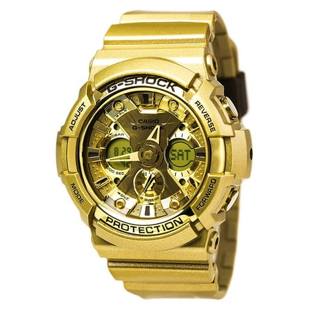Casio GA200GD-9A Men's G-Shock Ana-Digi Dial Yellow Gold Resin Strap World Time Dive Watch