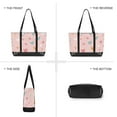 thumbnail image 6 of FORMRS Canvas Laptop Tote Bag for Women with 15.6" Computer Compartments Shoulder Handbag, Love in The Air, 6 of 7