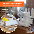 thumbnail image 2 of Máquina de coser overlock American Home AH100 de 4/3/2 hilos, 2 of 9