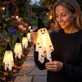 thumbnail image 6 of 6Pack Solar Halloween Witch Ghost Garden Stake Light, Cute Halloween Ghost Decor, Waterproof LED Stake Decorations Outdoor Garden Patio Lawn Pathway, 6 of 6