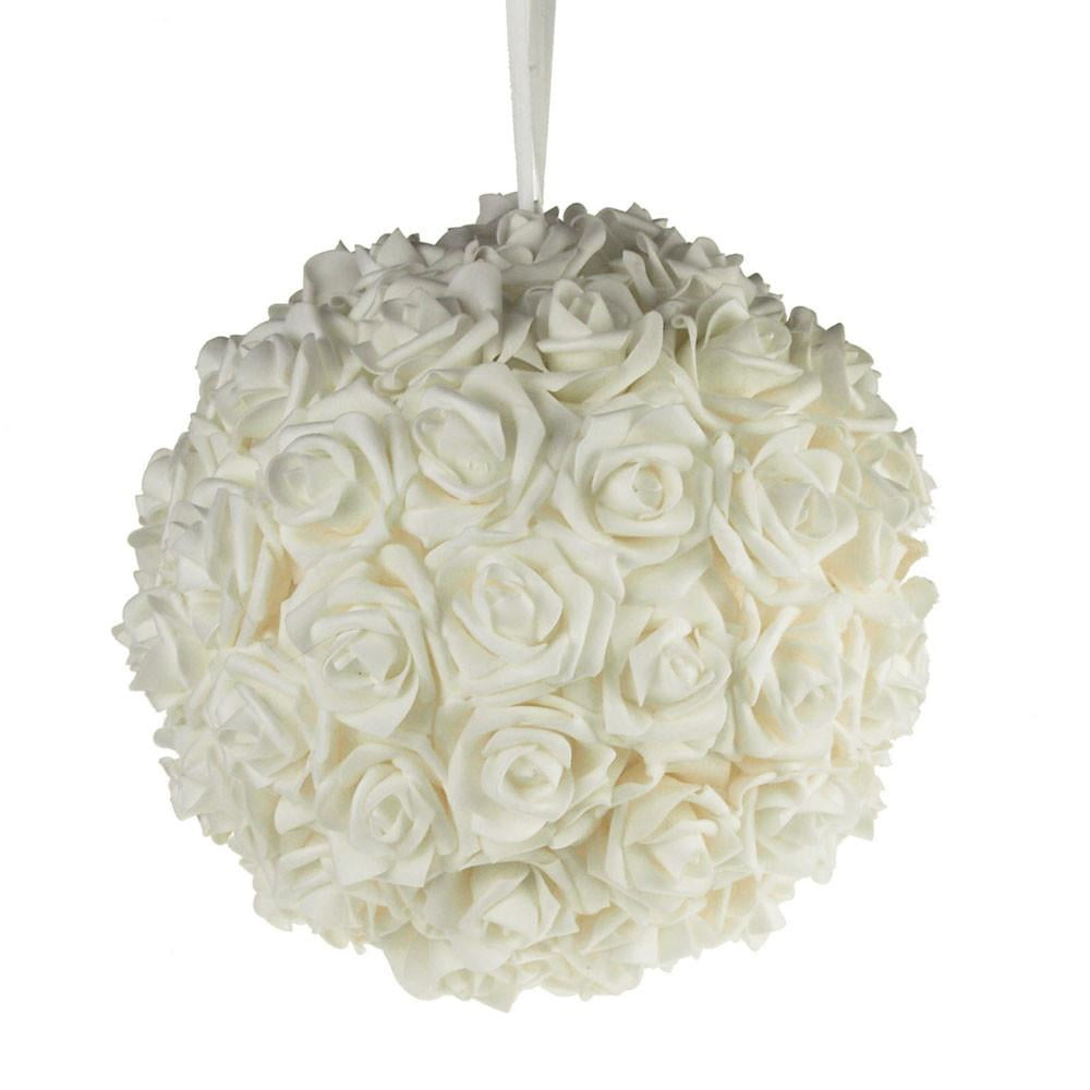 Soft Touch Flower Kissing Balls Wedding Centerpiece 12 Inch Walmart Com Walmart Com