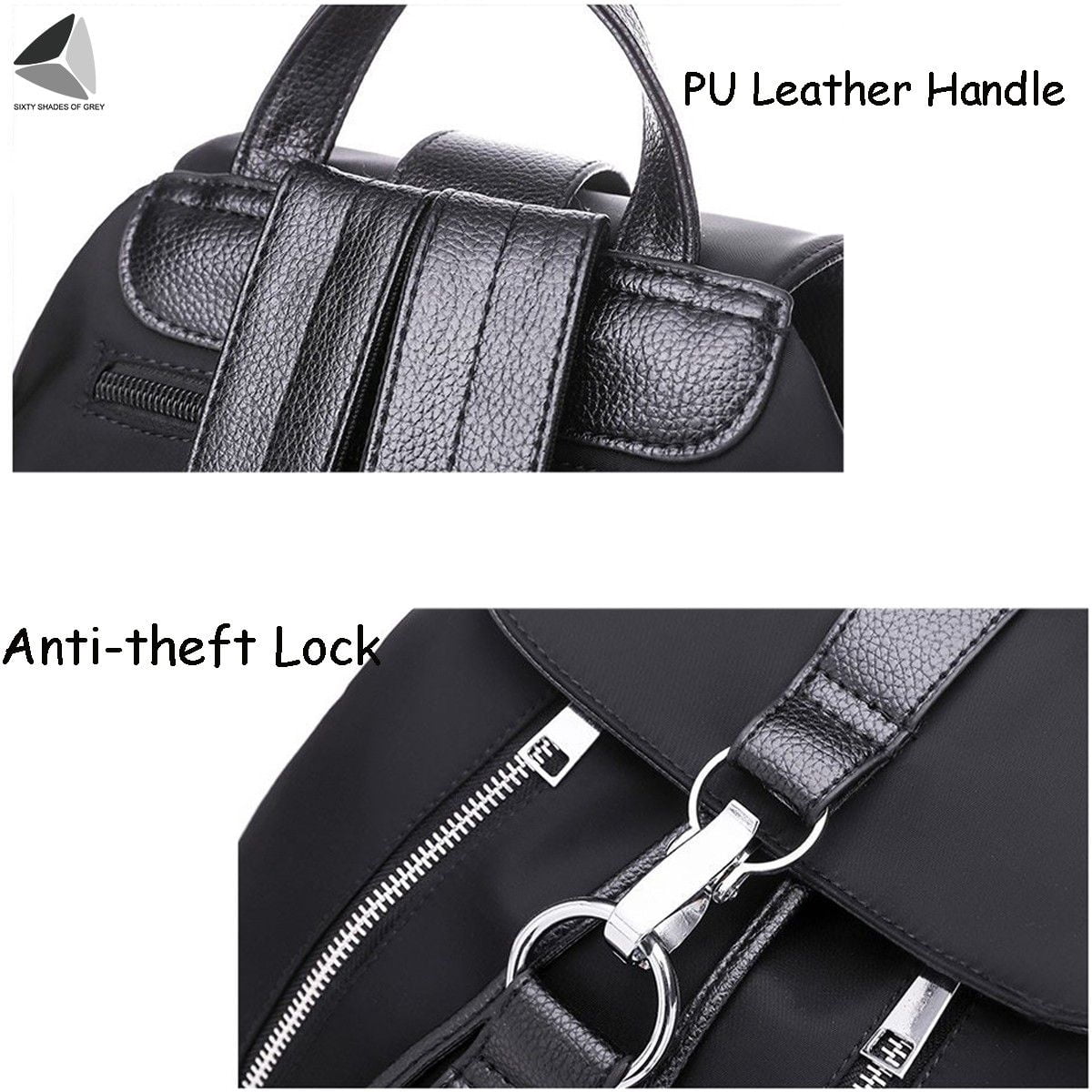 9516 Backpack Purse Fashion Backpack Purses PU Leather Daypacks Anti-Theft Tourer | Women main image 2