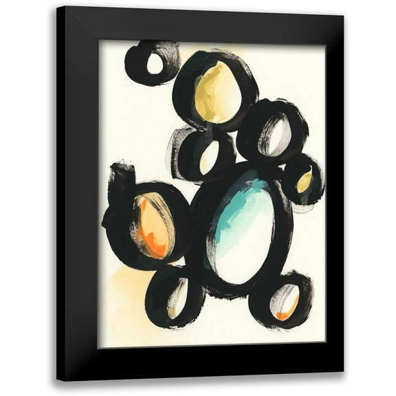 Vess, June Erica 12x14 Black Modern Framed Museum Art Print Titled - Cellular Structure II