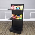 thumbnail image 4 of FixtureDisplays® 24.0" X 15.5 X 54.0" Gondola Rack Stand with Two Shelves Black 19418, 4 of 12