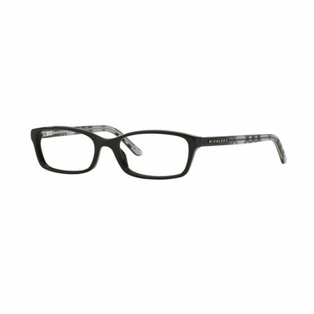 Burberry BE2073-3164 Black Grey Rectangular Women's Plastic Eyeglasses