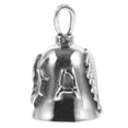 thumbnail image 1 of Llavero con campana de ala de ángel, llavero con campana de motocicleta, llavero con campana de buena suerte, llavero con campana de acero inoxidable, 1 of 8