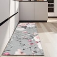 thumbnail image 4 of Pioneer Flower Floral Print Pattern Kitchen Rug Mat,Kitchen Runner Rugs Non Skid Washable,Decorative Kitchen Floor Mats for Kitchen,Sink,Laundry,17"X47", 4 of 5