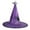 Purple, variant on Xfvqtps Halloween Decorations Witch Hat Hangings Spider Web Print Party Decoration Props Green