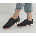 thumbnail image 6 of TOP MODA Women Mesh Sneakers Lightweight Breathable Casual Walking Shoes Suede Accents Gum Sole CARLY-1 Black 7, 6 of 6