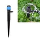 thumbnail image 3 of Goteros de riego de 50 Uds., Emisores de goteo Micro Spray, goteros de riego de flujo de agua de círculo completo ajustables de 360 ​​grados Inevent HA3655-00B, 3 of 6