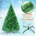 thumbnail image 2 of Strong Camel Artificial Christmas Tree Xmas Pine Tree with Solid Metal Legs Perfect for Indoor and Outdoor Holiday Decoration, 6',Green, 2 of 13