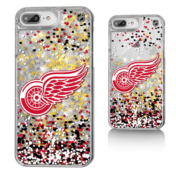 Detroit Red Wings iPhone Confetti Glitter Case