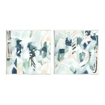 Stupell Industries Modern Mixed Pattern Arrangement Painting Unframed Art Print Wall Art, Set of 2, Design by June Erica Vess